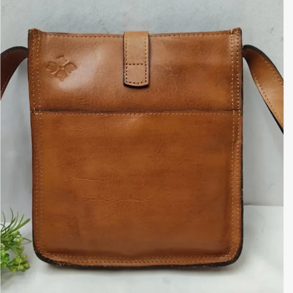 Brighton Tan Embossed Crossbody Bag - Picture 2 of 6